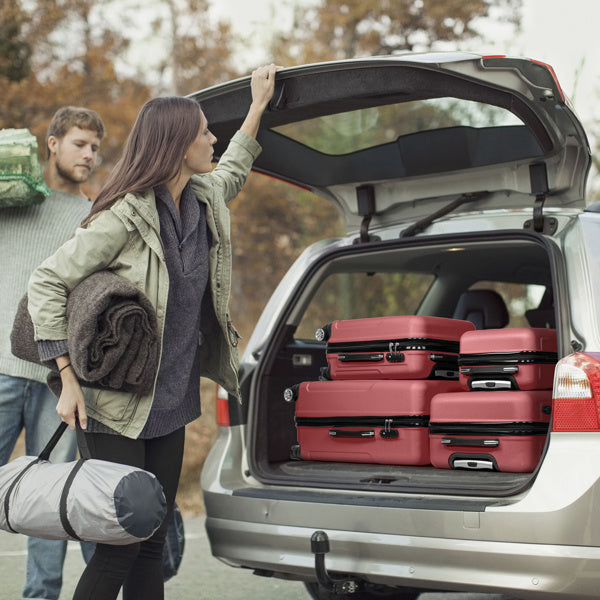 4-in-1 Traumkoffer-Set in Roter Farbe